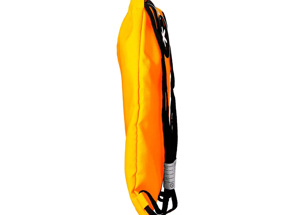 Sac dos antartik en toile fermeture cordon poche interieur 350x400 mm coloris jaune moutarde