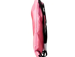 Sac dos antartik en toile fermeture cordon poche interieur 350x400 mm coloris corail