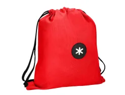 Sac dos antartik en toile fermeture cordon poche interieur 350x400 mm coloris rouge