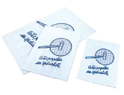 Sac imprimé kraft blanchi votre papetier un spécialiste soufflet 50mm 150x30x220mm