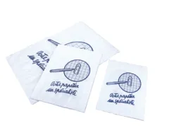 Sac imprimé kraft blanchi votre papetier un spécialiste soufflet 50mm 260x50x380mm