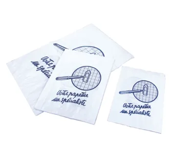 Sac imprimé kraft blanchi votre papetier un spécialiste soufflet 50mm 260x50x380mm