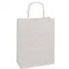 Sac kraft clairefontaine 16x21x8cm 100g coloris blanc lot 25 unites