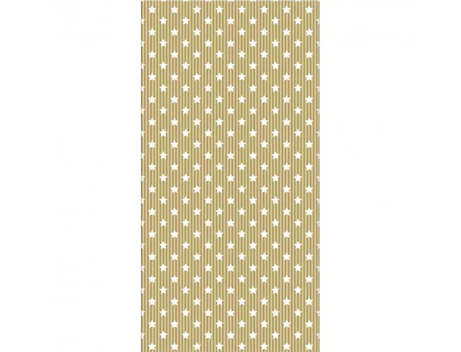 Sac kraft clairefontaine 15x31cm imprimes etoiles lot 50 unites