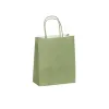 Sac kraft 90g/m2 poignees torsadees 180x80x220mm coloris vert amande