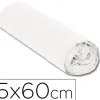 Sac poubelle domestique 55x60cm liens coulissants calibre 120 capacité 23l coloris blanc rouleau 15 unités