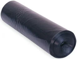 Sac poubelle domestique 54x60cm calibre 100 capacité 23l coloris noir rouleau 25 unités