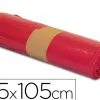 Sac poubelle industriel 85x105cm calibre 110 capacité 100l coloris rouge rouleau 10 unités