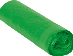 Sac poubelle industriel 85x105cm calibre 110 capacité 100l coloris vert rouleau 10 unités