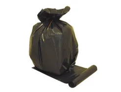 Sac poubelle polyéthylène basse densité standard 100l 35 microns coloris noir paquet 20 unités