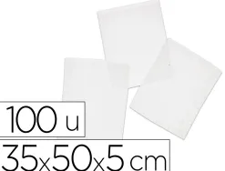 Sachet bulles d'air antalis polyéthylène rabat adhésif anti-choc 35x50x5cm 100 unités