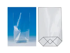 Sachet ecorne coextrude 30 microns 120x200mm coloris transparent paquet 100 unites
