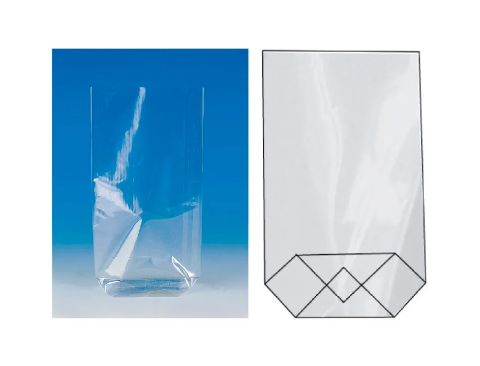 Sachet ecorne coextrude 30 microns 120x200mm coloris transparent paquet 100 unites