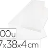 Sachet plastique fond de caisse antalis polyéthylène haute densité apte contact alimentaire 27x38x4cm paquet 1000 unités