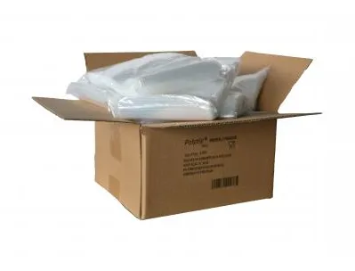 Sachet transparent ecoclip polyethylene basse densite fermeture zip trou pbag18 6mm 23x32cm 1000 unites