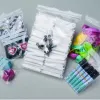 Sachet transparent ecoclip polyethylene basse densite fermeture zip trou pbag16 6mm 18x25cm 100 unites