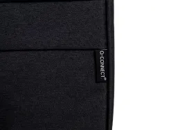 Sacoche ordinateur q-connect poignees amovibles fermeture eclair compartiments exterieurs 39x28x2cm noir