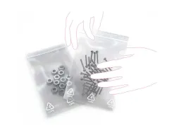 Sacs plastiques a fermeture rapide transparent 160 x 220 mm