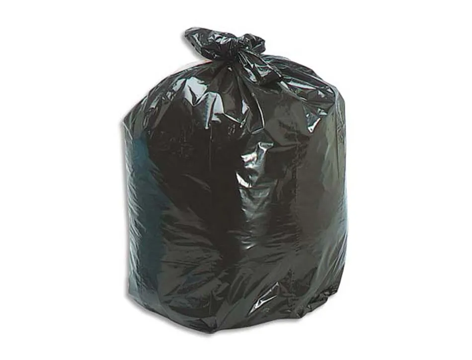 Sacs poubelle noirs 110 litres 45 microns boîte 200