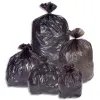 Sacs poubelle noirs 130 litres épaisseur 55 microns boîte 100 unités