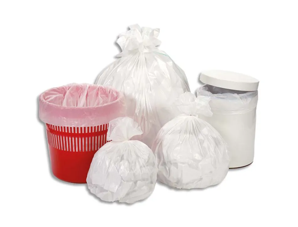 Sacs poubelles 10 litres blancs boîte de 1000 10 microns