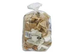 Sacs poubelles transparents qualité nf 110 l 30 microns boîte 200