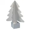 Sapin carton cleopatre 24cm coloris blanc lot de 30