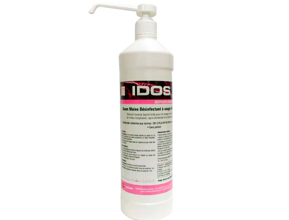 Savon mains coldis idos epidoserm bactéricide lave désinfecte ph neutre flacon pompe 500ml