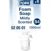 Savon tork mousse mains senteur douce flacon 1000ml