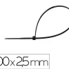 Scelle q-connect 200x2,5mm coloris noir sachet 100 unites