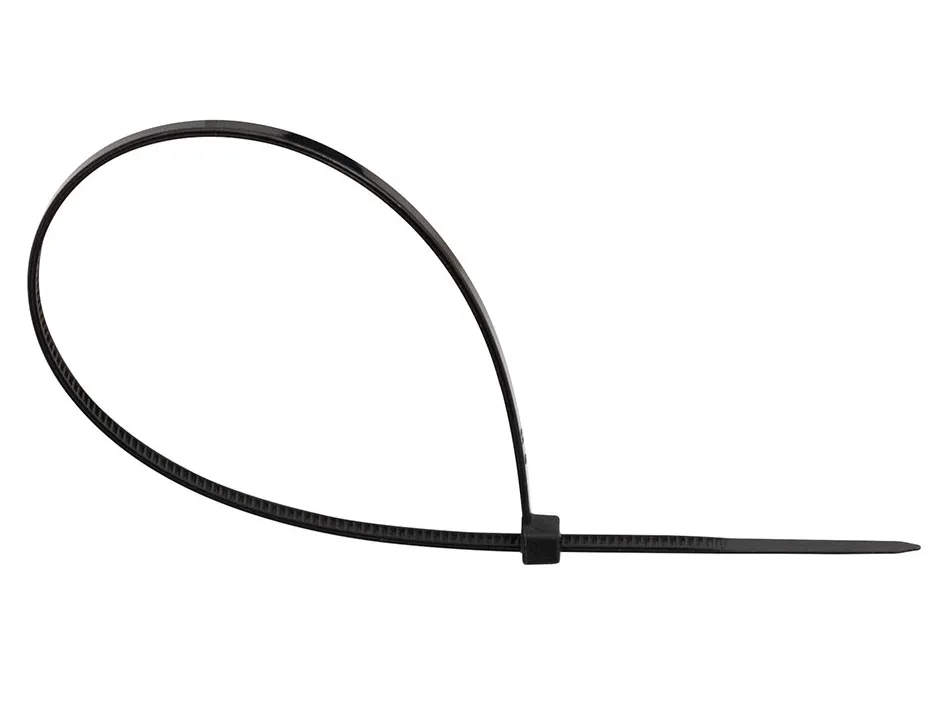 Scelle q-connect 200x2,5mm coloris noir sachet 100 unites
