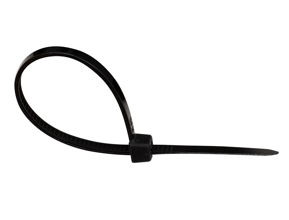 Scelle q-connect 100x2,5mm coloris noir sachet 100 unites