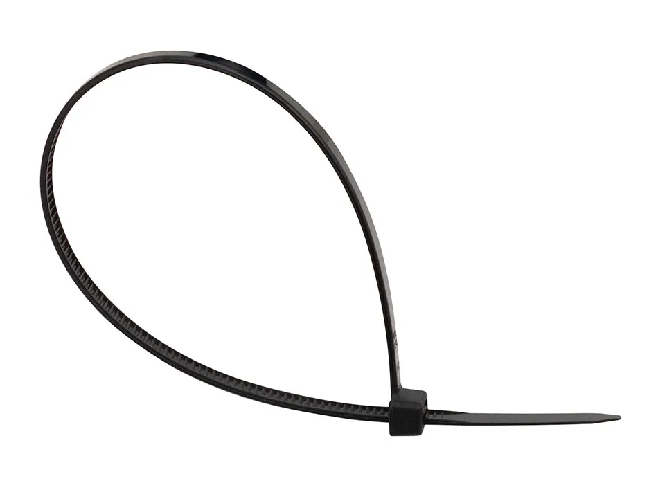 Scelle q-connect 200x3,6mm coloris noir sachet 100 unites