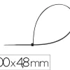 Scelle q-connect 400x4,8mm coloris noir sachet 100 unites