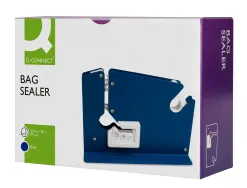 Scelleuse q-connect acier inoxydable peint 218x150x75mm coloris bleu