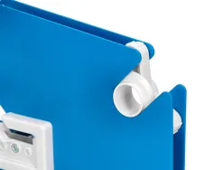Scelleuse q-connect acier inoxydable peint 218x150x75mm coloris bleu