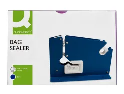 Scelleuse q-connect acier inoxydable peint 218x150x75mm coloris bleu