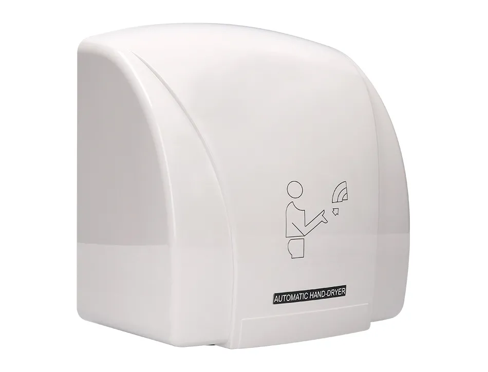 Sèche-mains q-connect électrique détecteur mouvement 240x205x256mm puissance 900w 220v coloris blanc