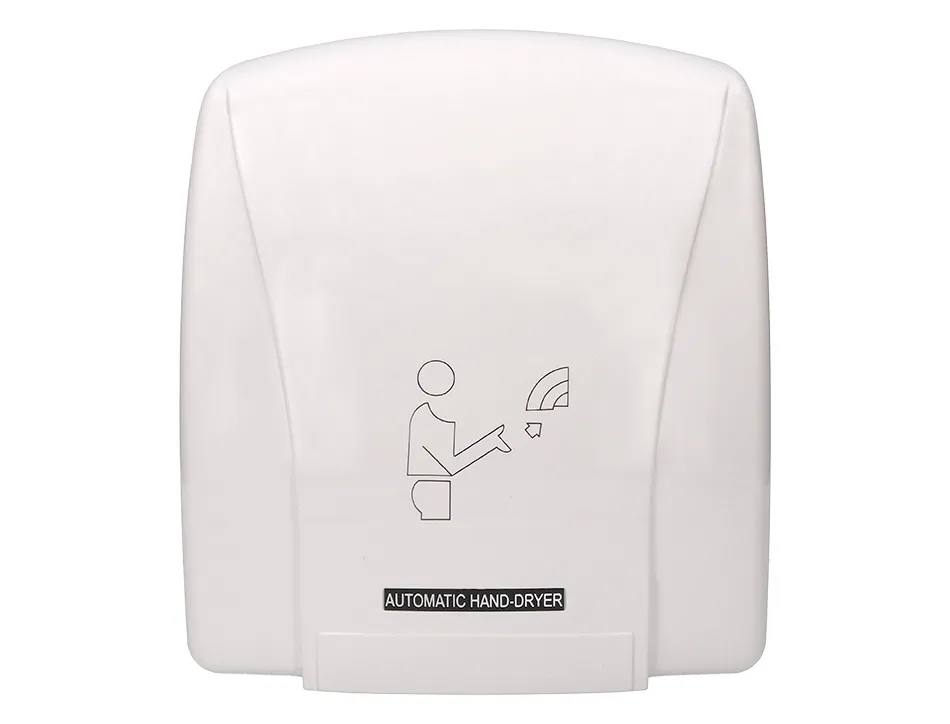 Sèche-mains q-connect électrique détecteur mouvement 240x205x256mm puissance 900w 220v coloris blanc