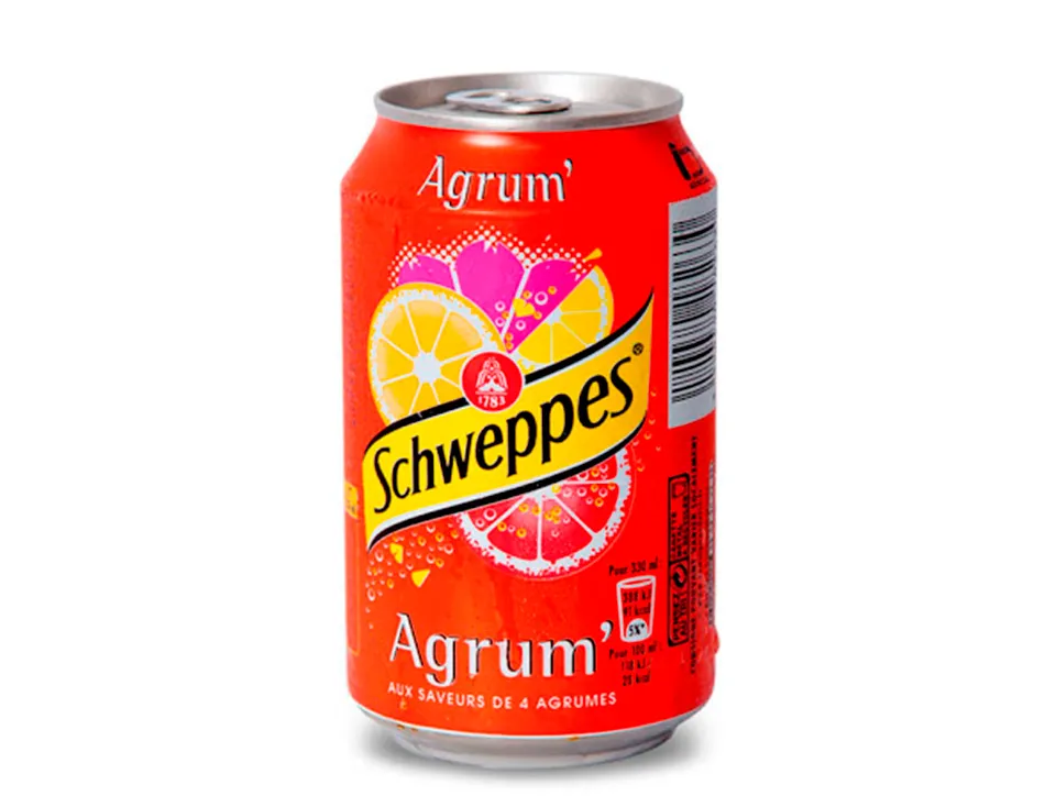 Schweppes agrum can 33cl