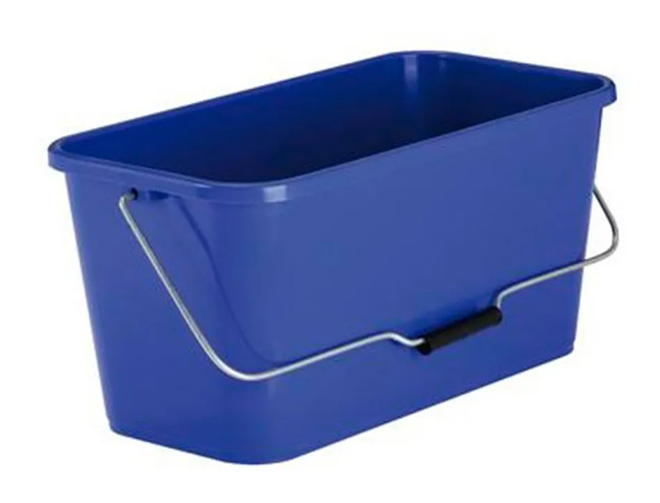 Seau coldis rectangulaire pour mouilleur vitre polypropylene 413x220x201mm 12 l coloris
