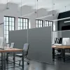 Separateur bureau nobo en tissu 1400x1000mm coloris gris