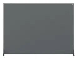 Separateur bureau nobo en tissu 1400x1000mm coloris gris