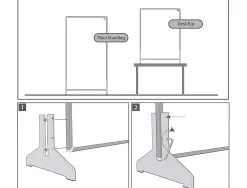 Separateur bureau nobo en tissu 1400x1000mm coloris gris
