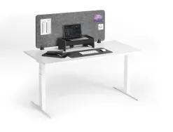 Separateur bureau durable effect 120 couleur anthracite