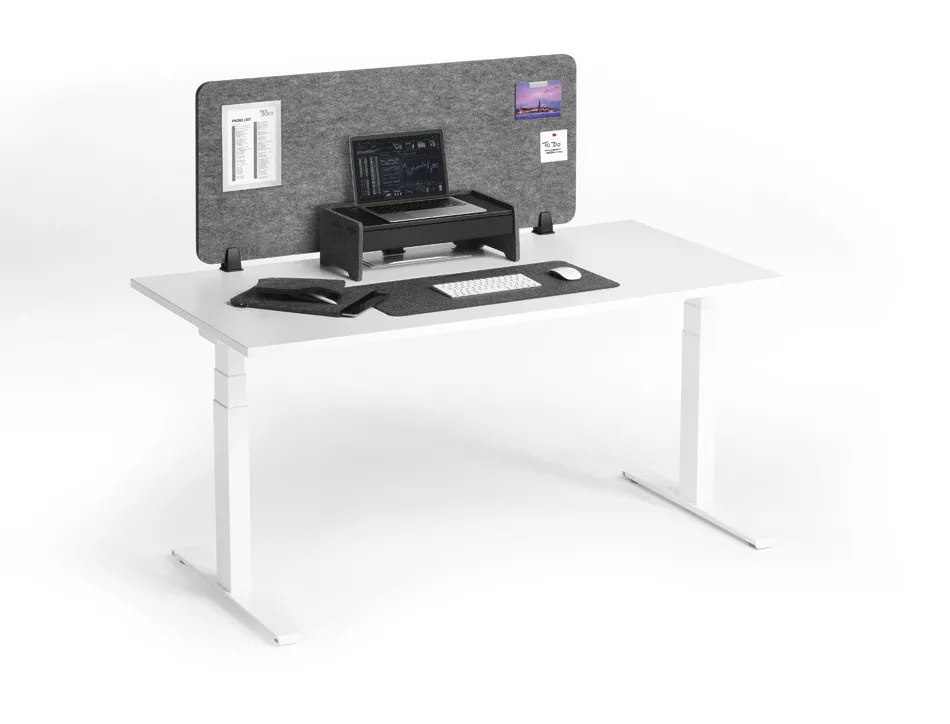 Separateur bureau durable effect 120 couleur anthracite