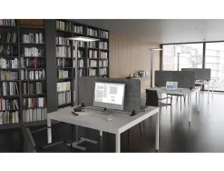 Separateur bureau durable effect 120 couleur anthracite
