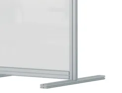 Separateur nobo premium en plexiglas transparent 1200x1000x300mm