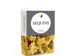 Sequin plat graine creative diam 6 mm boite brochable de 4000u coloris or