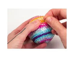 Sequins fontorpin perfores diametre 7mm coloris assortis sachet de 120g